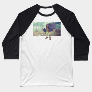 wild hair person Baseball T-Shirt